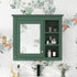 Wall Mounted Medicine Cabinet With Mirror And 3 Open Shelves