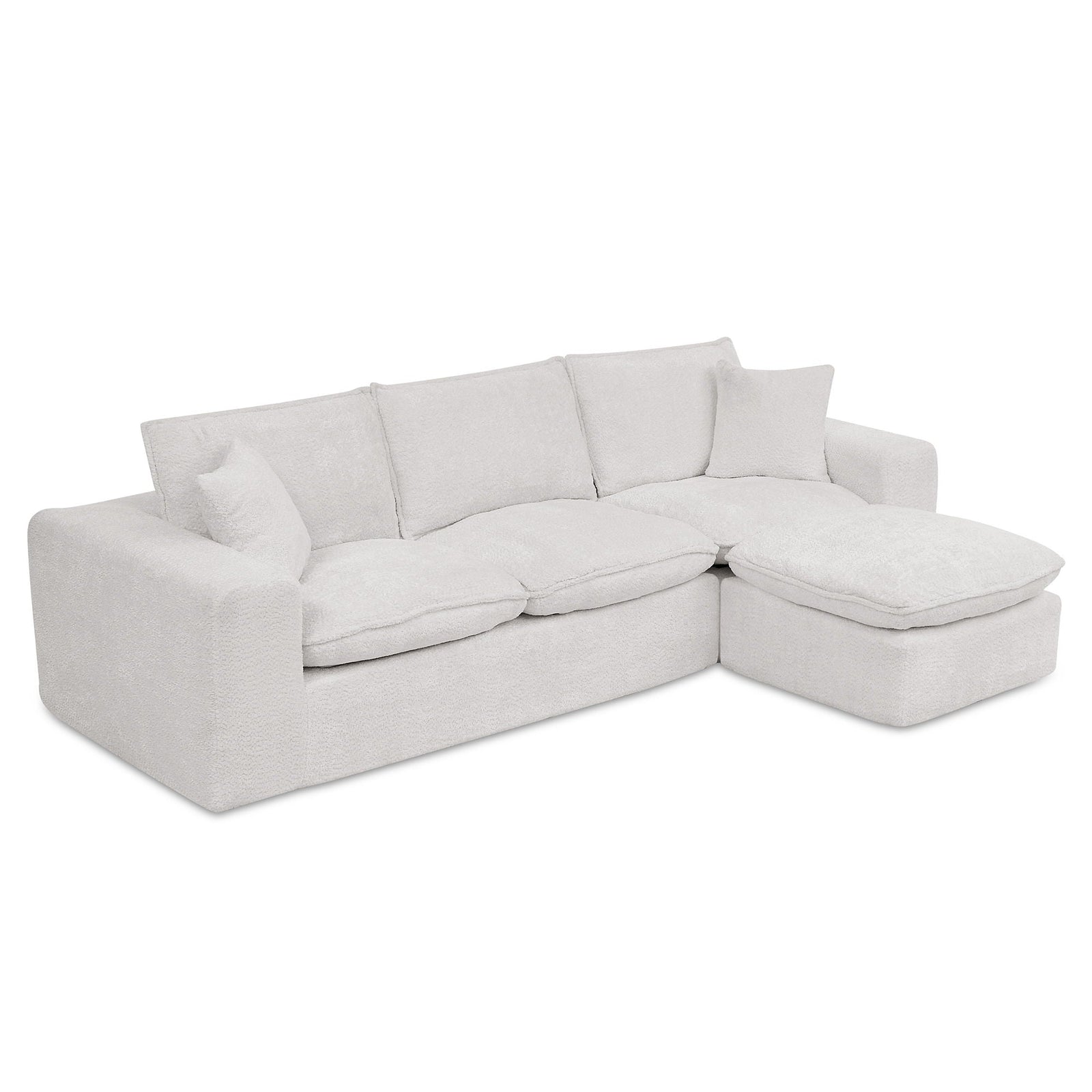 Sectional Sofa With Moveable Ottoman