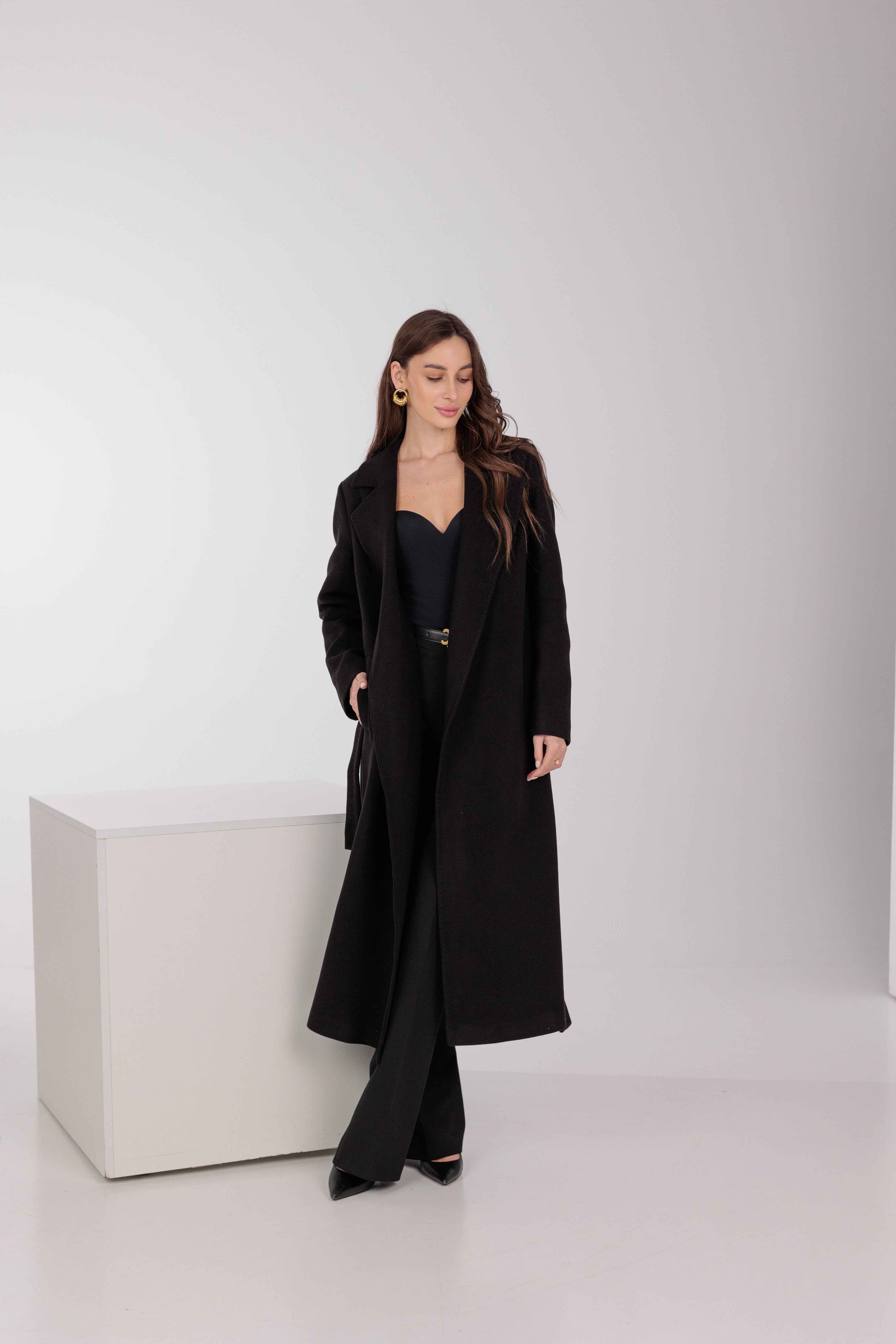 Pre-Order. Re-Stock Ships February 2026. Astoria Classic Wraparound Wool Blend Overcoat