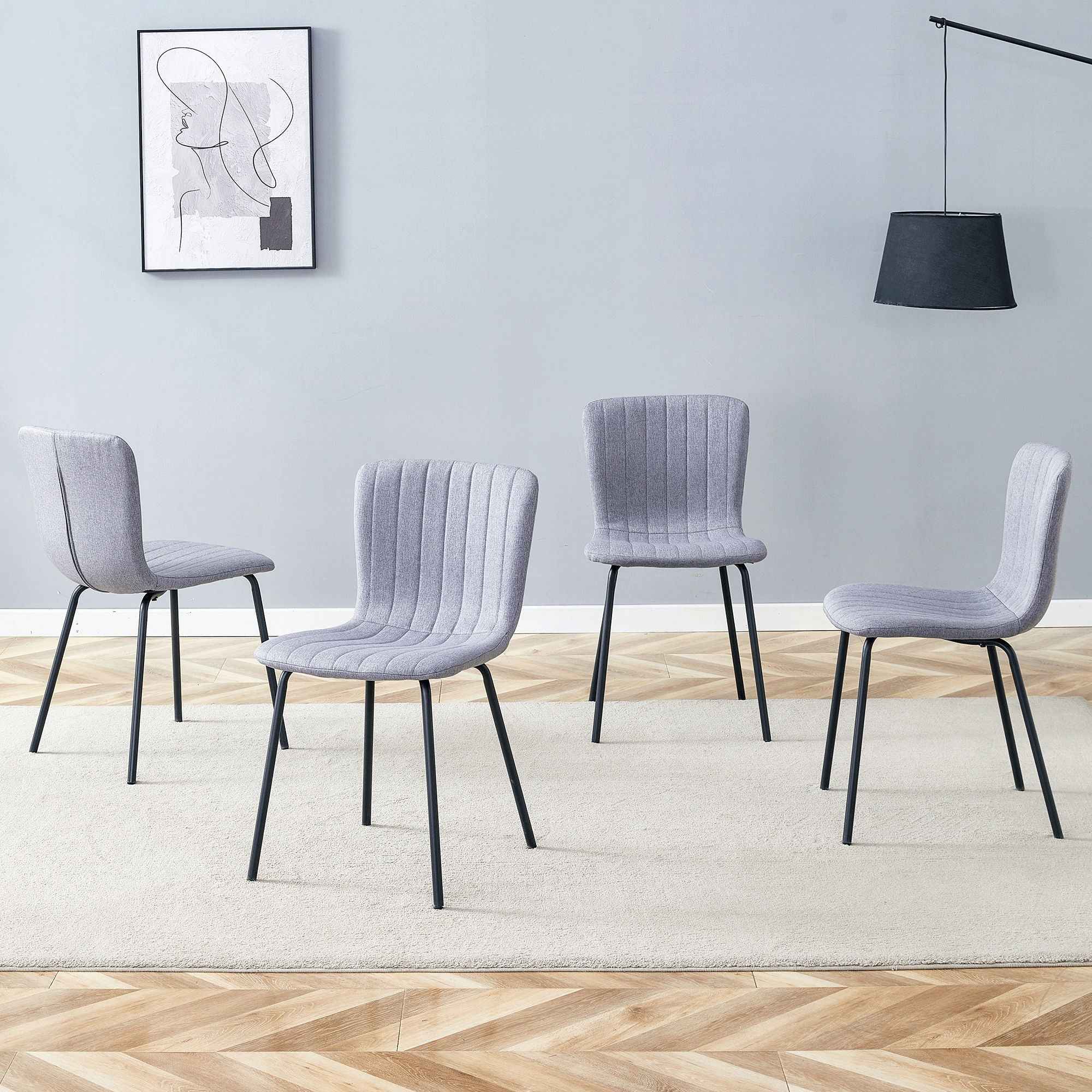 Luxury Minimalist Dining Chairs (Set of 4)