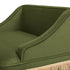 Olive Green Velvet Princess Pet Bed Sofa with Fringe Skirt - Medium