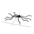 Illuminated Arachnid Halloween Accent with Purple LED Lights - Black