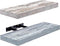 Sorbus Floating Shelves - 2 Pack 16 Inch Rustic & Blue Wall Shelves for Bedroom, Kitchen, Living Room, Bathroom Shelves, Home Decor, Office - Floating Shelf for Trophy, Books, Frames, Toilet Paper