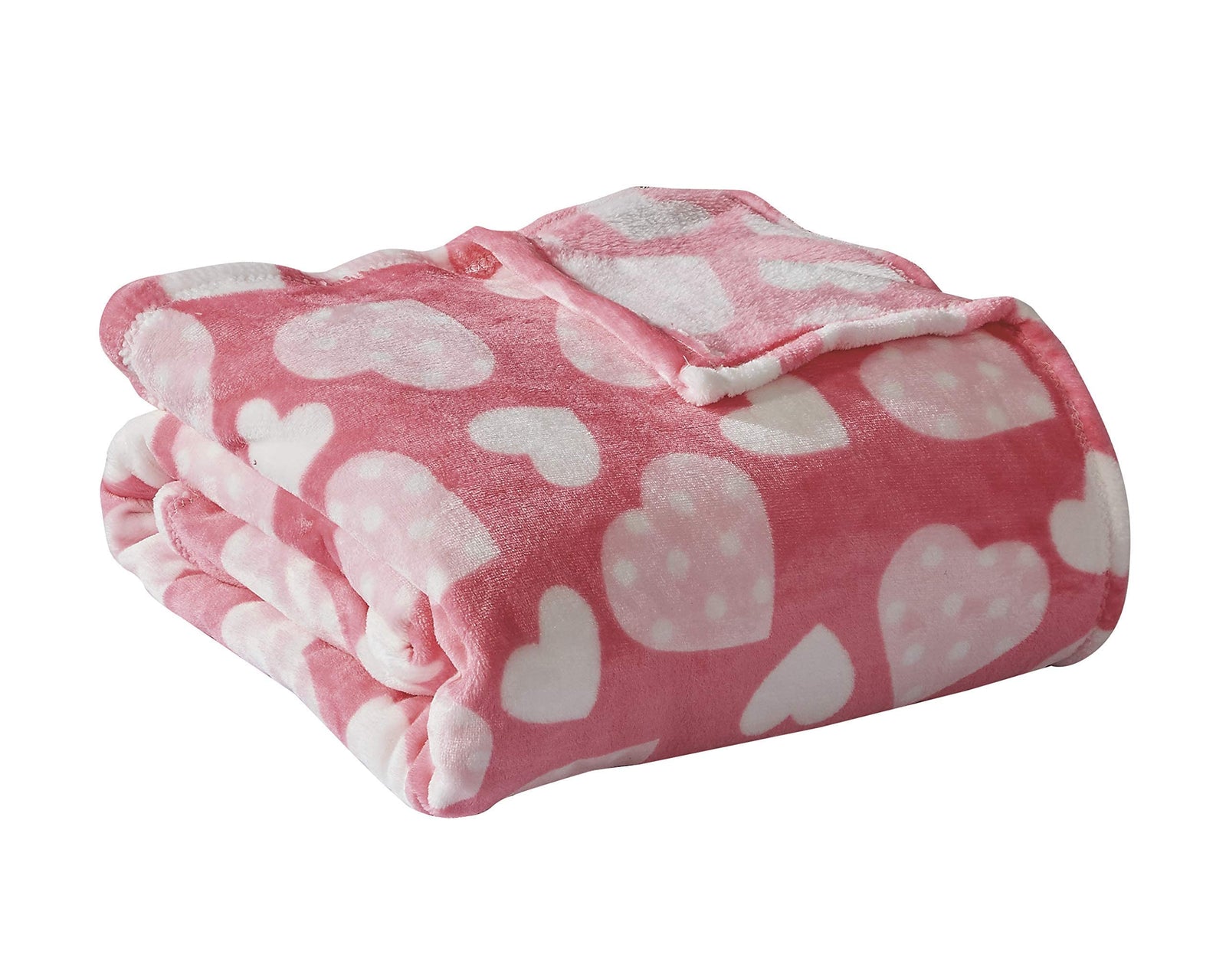 Decor & More Amor Eterno Be Mine Love Collection Valentine's Day Heart Ultra Plush Throw Blanket (50