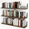 Heimlove 36 Inch Floating Bookshelves Set of 3,Heavy Duty Wall Mounted Bookshelves,Rustic Brown Wall Bookshelf for Living Room,Bedroom,Kitchen,Laundry Room Storage & Decor