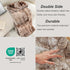 Bcareself Faux Fur Blanket Two Sided Ultra Soft Fluffy Reversible Fuzzy Throw Blanket for Women Men Double Sided Ombre Faux Luxe Faux Fur Thick Minky Blanket for Couch Bed
