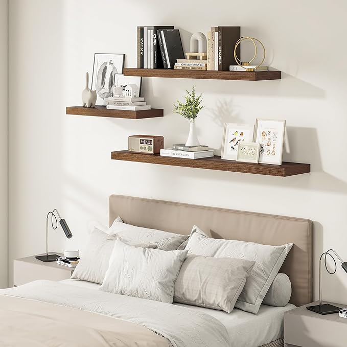 Wide Floating Shelves for Wall 12 Inch Deep, 48