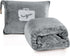 Comfort Fly Travel Blanket & Pillow – 2-in-1 Micro Plush Airplane Blanket with Carry Case (40" x 70")
