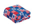 Decor & More American Pride Collection Microplush Throw Blanket (50" x 60")