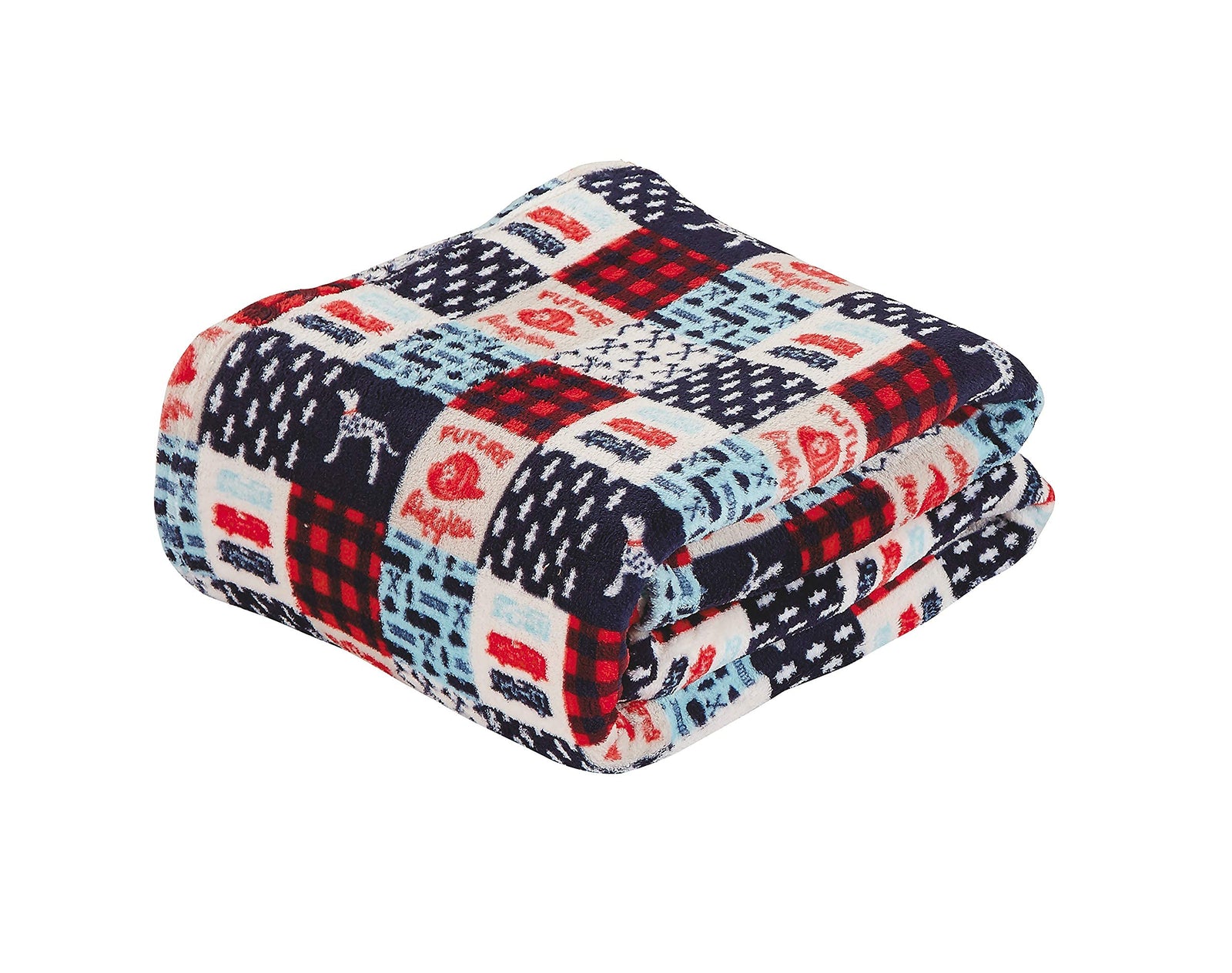 Decor & More American Pride Collection Microplush Throw Blanket (50