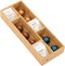 Premium Tea Bags and Coffee Pods Drawer Organizer – Small 9-Compartment Design with Removable Wall Inserts, Non-Slip Feet, 100% Sustainable Bamboo