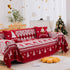 Merry Christmas Soft Sofa Cover, Chenille Sofa Cover Throw , Couch Cover Blanket Throws for Couches