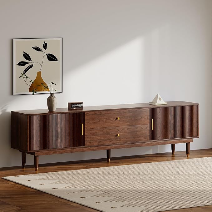 Mid Century Modern TV Stand for 75 inch TV, 78.7