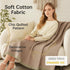 DaDa Bedding Elegant Fringed Cotton Quilted Throw Blanket - Luxurious Solid Soft Paisley Pattern, Cozy Lightweight Lap Throw, Perfect for Couch or Bed, Neutral Sandy Taupe Tan Beige, 50x60 Inches