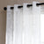 White Leaf Sheer Curtains for Living Room/Bedroom