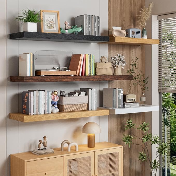 Heimlove 36 Inch Long Floating Shelf for Wall, 12