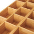 Premium Utensils and Tea Bag Drawer Organizers – 14-Compartment Design with Removable Dividers, Non-Slip Feet, 100% Sustainable Bamboo, 2 Pack