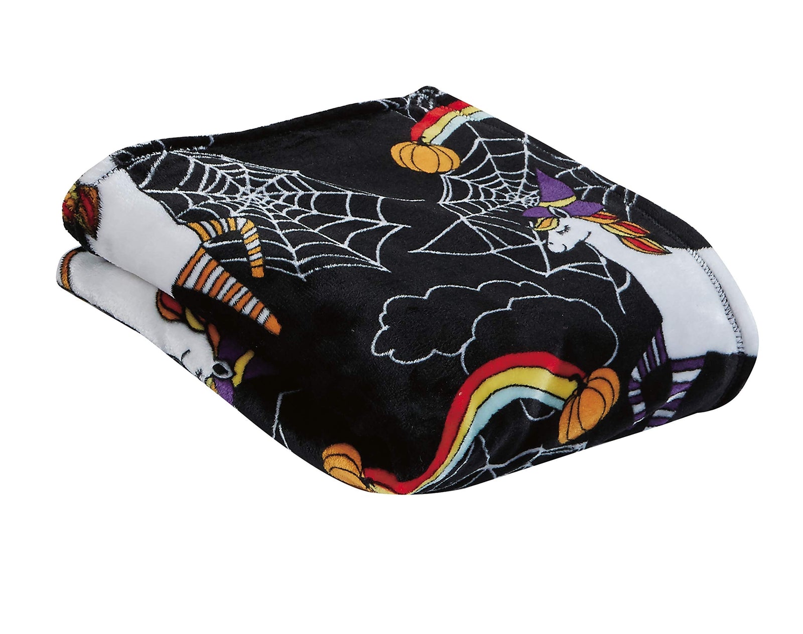 Decor & More Happy Halloween Microplush Throw Blanket (50