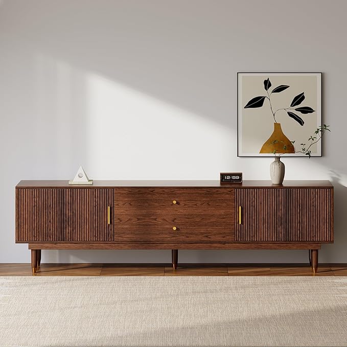 Mid Century Modern TV Stand for 75 inch TV, 78.7