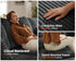 Oversized Modular Sofa, Extra Deep Cloud Corduroy Sectional Couch with Ottoman Chaise, Fluffy Chenille 6 Seat U-Shaped Sofa for Living Room, Villa (U Shape 6 Seater, Corduroy Black)