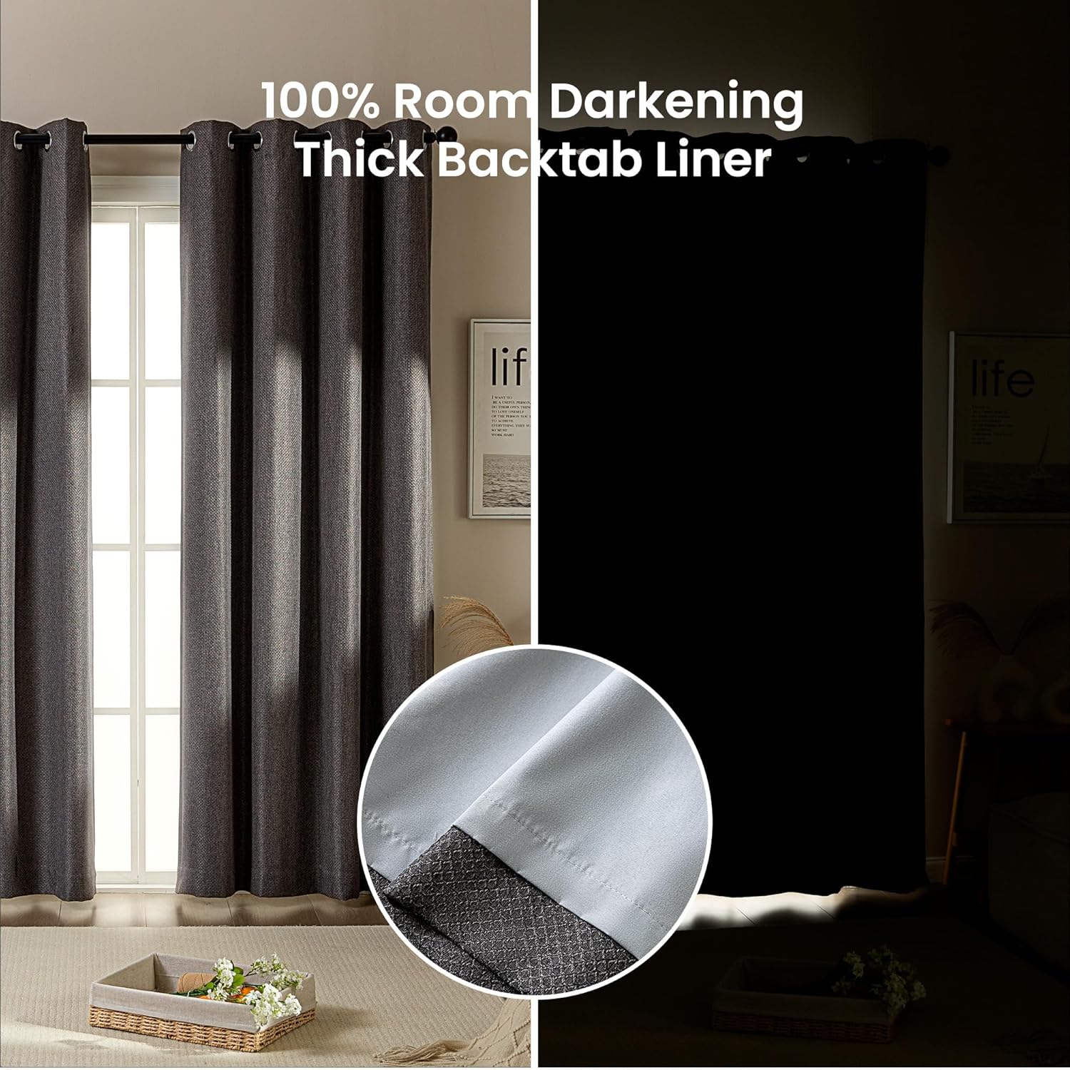 Blackout Curtains for Bedroom and Living Room