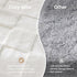 Cozy Bliss Checkered White Large Faux Rabbit Fur California King Size Bed Blanket, Soft Fuzzy Fluffy Minky Cream Furry Blankets for Couch, Bed (90 * 108 Inches Ivory)