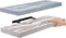 Sorbus Floating Shelf — Hanging Wall Shelves Decoration — Perfect Trophy Display, Photo Frames — Extra Long 24 Inch (Rectangle Shelf Set - Blue White)