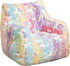 Recaceik Bean Bag Chair, Bean Bag Sofa Chair with Armrests Stuffed High-Density Foam, Lazy Sofa Comfy Chairs BeanBag Chair for Adults in Living Room,Bedroom Reading