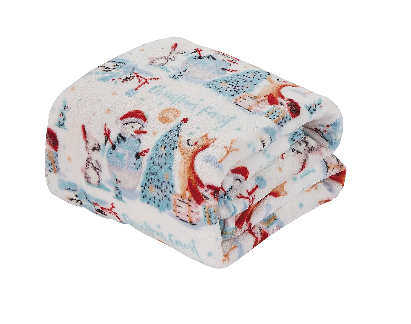 Decor & More Festive Holiday Microplush Throw Blanket (50