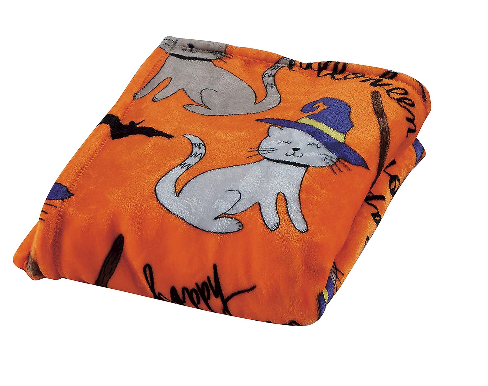 Decor & More Happy Halloween Microplush Throw Blanket (50