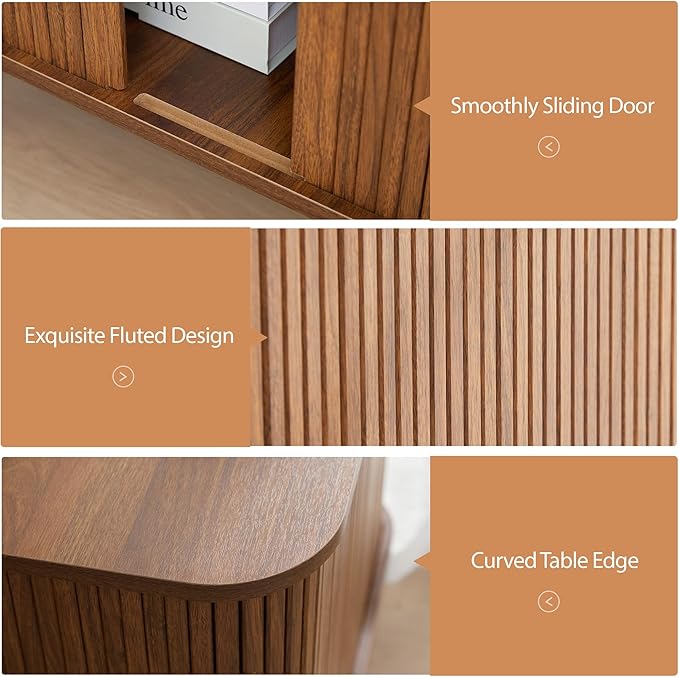 Farmhouse Square End Table with Charging Station, 24