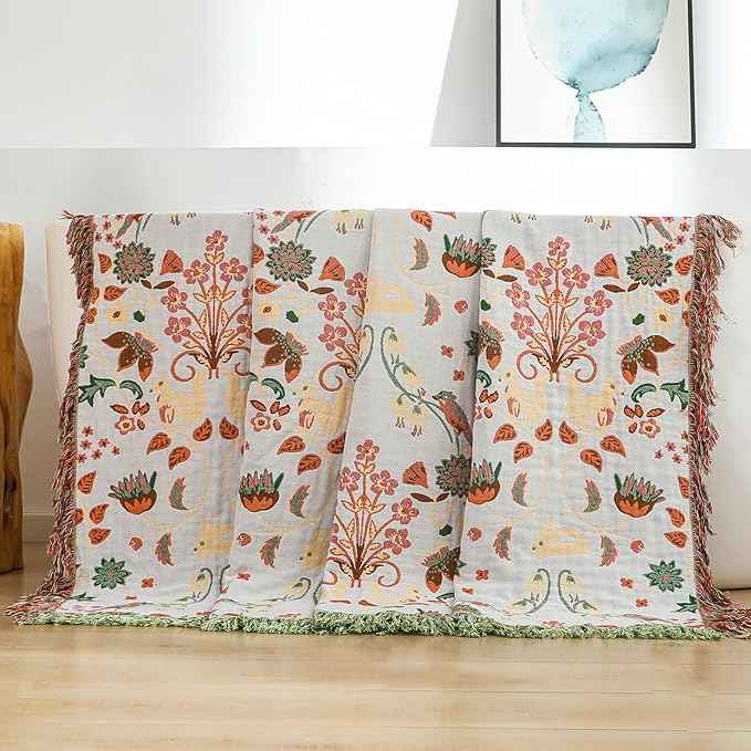 Boho Throw Blanket 80