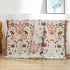 Boho Throw Blanket 80"x90", 100% Cotton Ultra Soft Luxury Throw for Couch and Sofa Blankets Home Decor, All Season Florals and Animals Throw Reversible Breathable Cozy Blankets