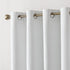 Blackout Curtains for Room Darkening Window Drapes with Rod Pocket 2 Panels Set-White