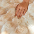 RYNGHIPY Faux Rabbit Fur Bed Throws Fluffy Warm Throw Blanket for Sofa Couch Soft Plush Decorative Blanket Thick and Heavy Cute Bubble Furry Blanket (Light Tan, 51''x63'')