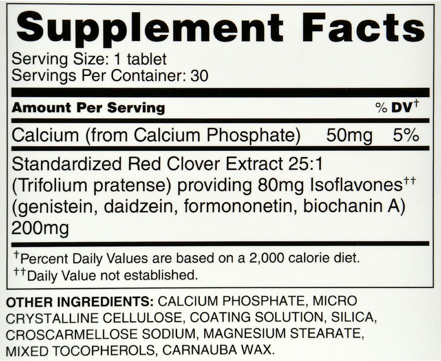 Promensil Menopause Double Strength Relief for Hot Flashes and Night Sweats (Pack of 30 Tablets)