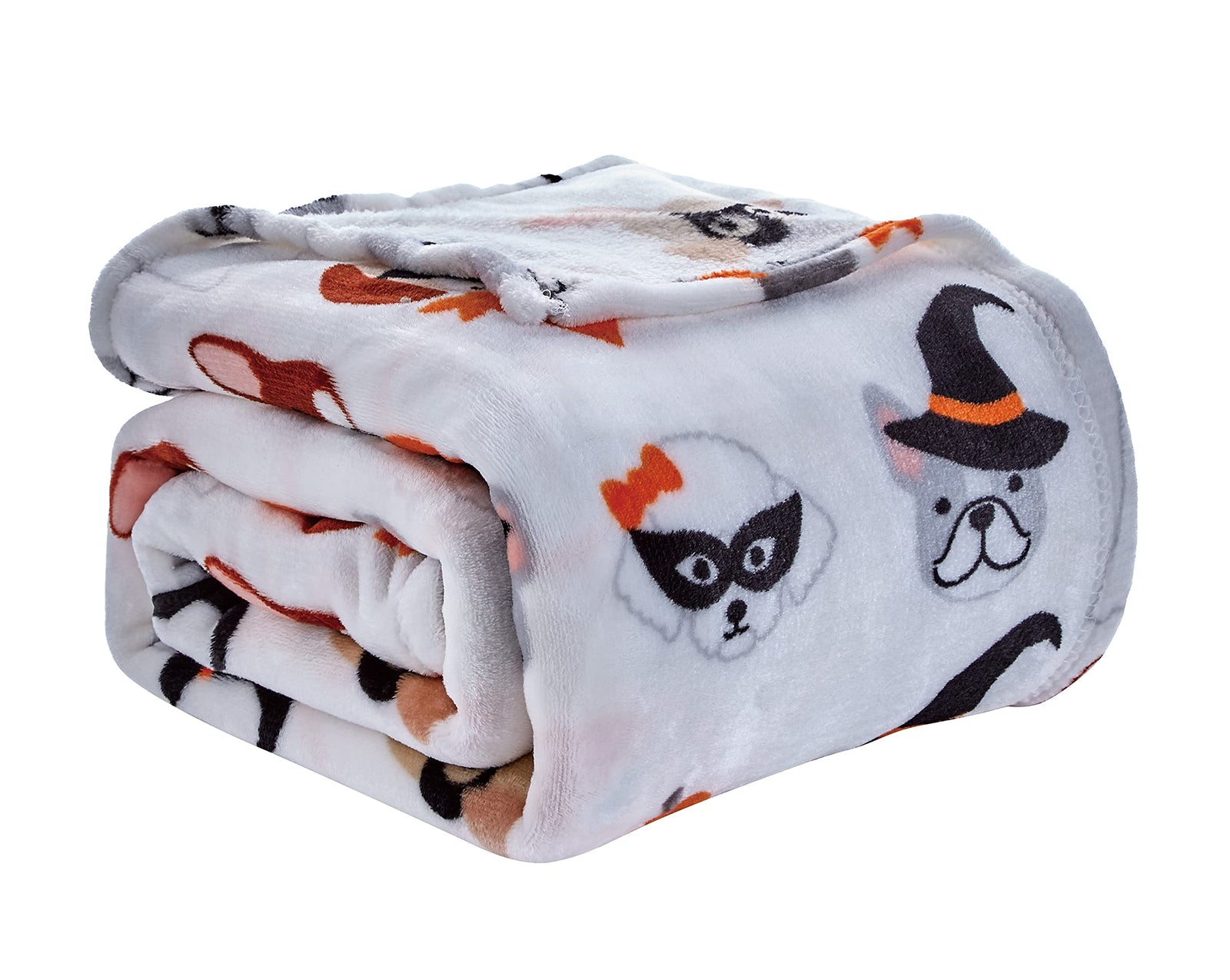 Decor & More Happy Halloween Microplush Throw Blanket (50