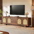 Tribesigns 70.9" TV Stand for TVs up to 80 Inches, Mid-Century Modern Entertainment Center with Storage and Drawers, Rattan Media Console TV Cabinet for Living Room, Bedroom, Walnut