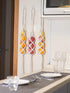 Decocove Hanging Fruit Basket - Boho Basket for Potato, Onion and Fruit Storage - Boho Wall Hanging Decor for Kitchen - Macrame Wall Hanging Basket - Set of 3
