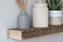 Urban Legacy Reclaimed Barnwood Planks | Floating Shelves for Wall w/Flush Mount Shelf Bracket Set Included | Set of 2 (Natural, 24"x 4.5"x 2")
