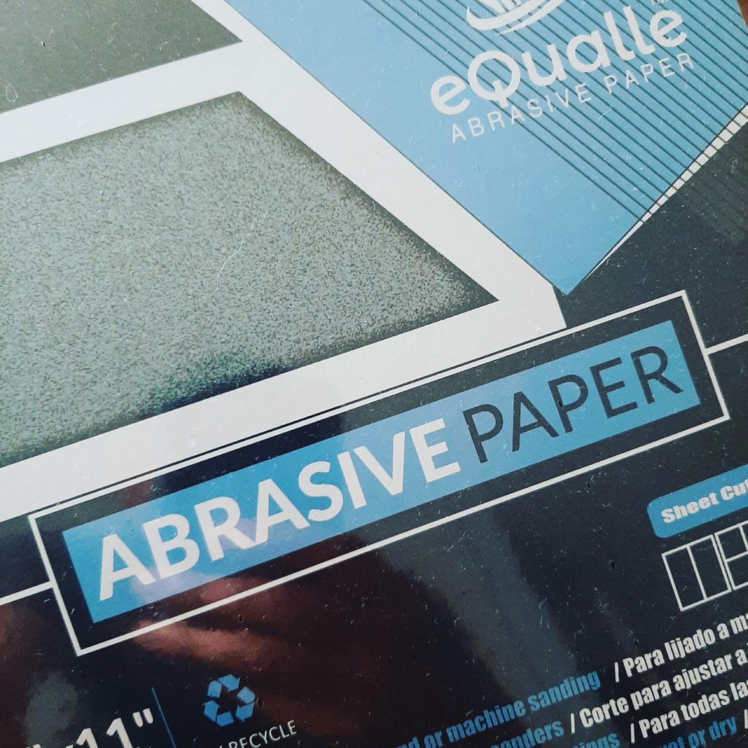 100 Grit Sandpaper Sheets – 25 Pack 9x11 in Wet or Dry Use