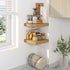 Fun Memories Floating Shelves, 8 Inch Deep Floating Shelves for Wall, 8 x 8 Wall Shelves, Rustic Wood Floating Shelf for Living Room, Bedroom, Bathroom, Oak Color, Set of 2