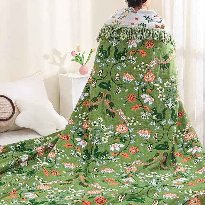 Boho Throw Blanket 80