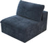 Ottoman, Modular Sectional Sofa,Cushion Covers Removable, Minimalist Couch for Modern Living Room Sofa Sets for Office House,Bedroom and Apartment,No Assembly Required,Blue
