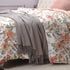 CUDDLE DREAMS Silk Throw Blanket with Hand-Knotted Fringe, Natural, Soft & Breathable (Gray)