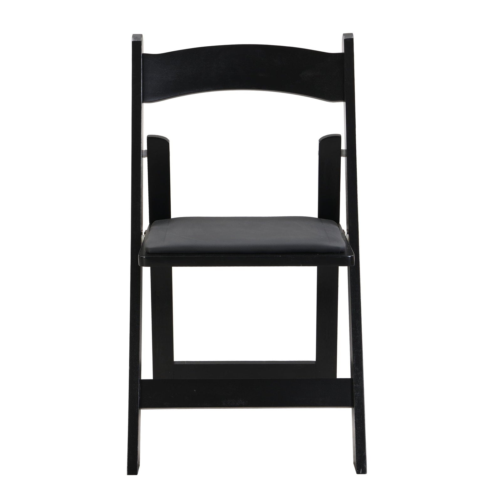 Solid Wood Upholstered Folding Chair Set, Dining Room (Set of 4)