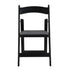 Solid Wood Upholstered Folding Chair Set, Dining Room (Set of 4)