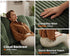 Oversized Modular Sofa, Extra Deep Cloud Corduroy Sectional Couch with Ottoman Chaise, Fluffy Corduroy 5 Seater Sofa Bed for Living Room, Villa (L Shape 5 Seater, Corduroy Green)
