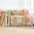 Boho Throw Blanket for Bed-Soft Cotton Rustic Quilt 80"×90",Floral Printed Farmhouse Decor Muslin Bed Blankets for Sofa Couch Chair, Seasons