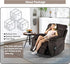 4 OKIN Motor Power Lift Recliner Chair for Elderly Adults Extra Large Lay Flat Recliners with Massage Heat, Adjustable Head-Back-Lumbar-Leg-Support, Extended Footrest, 2 Cup Holders